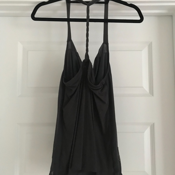 Sequined T-Back Top - Picture 3 of 4